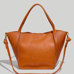 The Sydney Tote by Madewell in Burnished Caramel